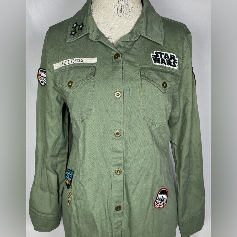 Star Wars Rogue One Elite Forces Cosplay Jacket in Army Green - Size L - Picture 2 of 7
